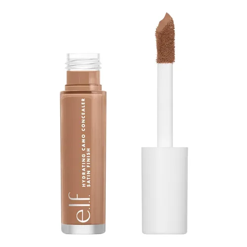 e.l.f. - Corrector de camuflaje hidratante, cubre imperfecciones y ojeras, cobertura completa y ofrece un acabado satinado, vegano y libre de Latte