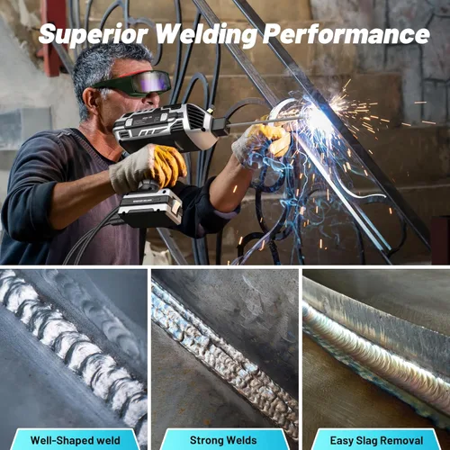 Miniatura 5 de Varillas de soldadura E6013 1/8 '': 2.5LB 14'' Electrodos de soldadura de acero de bajo carbono para fabricación de metales ligeros y reparaciones