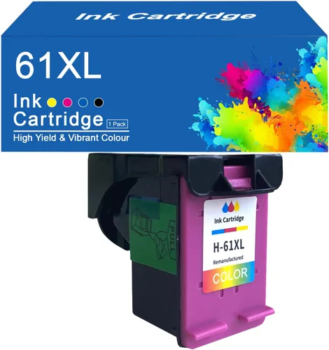 Miniatura 10 de 61XL 61 - Cartuchos de tinta compatibles con HP 61XL 61 cartuchos de tinta de alto rendimiento para impresoras HP DeskJet 2620 1000 1050 2000 2050