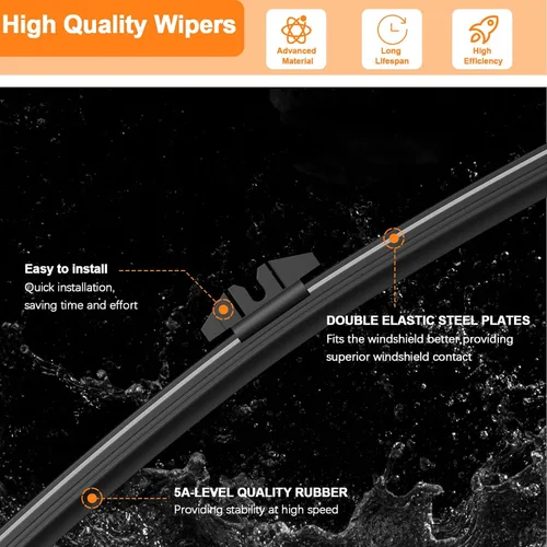Miniatura 5 de HULADAED® Repuesto de limpiaparabrisas trasero de 11 pulgadas para Ford Explorer 2011-2023 Expedition 2013-2023 (juego de 1), limpiaparabrisas