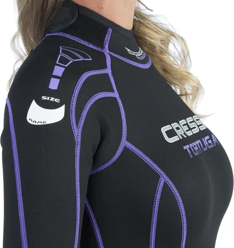 Miniatura 3 de Cressi Shorty - Traje de neopreno para mujer para actividades acuáticas Tortuga de 0.098 in Negro/ lila