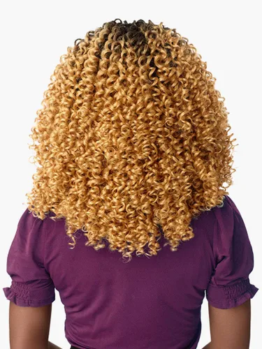 Miniatura 4 de Sensationnel Lulutress - Trenzas de ganchillo preenrolladas, 2 rizadas, 3B (paquete de 4, 2)