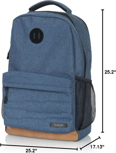 Miniatura 13 de Slappa Alpha Series - Mochila para laptop para videojuegos, se adapta a portátiles de hasta 15 pulgadas; azul (SL-ALPHA-LAPTOP-BP-BLU)