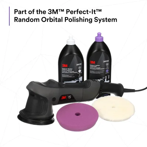 Miniatura 9 de 3M Perfect-It - Pulidor orbital aleatorio, 34133, 1 pinta, pulidor de corte rápido para pulir y pulir automotrices, acabado de alto brillo
