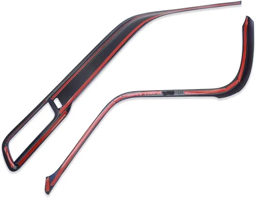 Miniatura 6 de Kadore Cubierta de tira de consola central para Toyota Camry 2018-2023 2024 Interior Color azul Camry XSE XLE TRD Hybrid SE LE 2 piezas