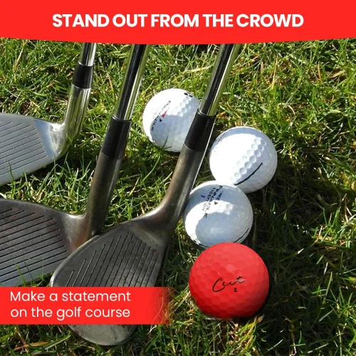 Miniatura 4 de Cut Golf – Pelotas de golf de distancia máxima de tacto suave – Una docena de bolas de giro reducido – Precisión mejorada, control lateral verde