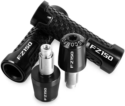 Motocicleta para Y&AMAHA FZ150 FZ 150 FZ-150 2015-2016 Manillar CNC Manillar Goma Gel Hand Grips Freno Color Negro