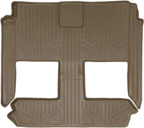 Miniatura 15 de SMARTLINER Tapete para maletero de carga detrás del asiento de la tercera fila compatible con Chrysler Town & Country 2008-2016 Negro