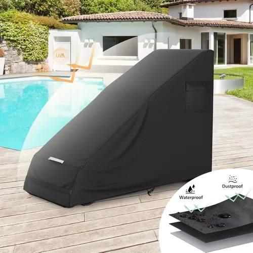 Miniatura 5 de AKEfit 1 funda para silla de gravedad cero, impermeable, plegable, para exteriores, con bolsa de almacenamiento, resistente a los rayos UV y al