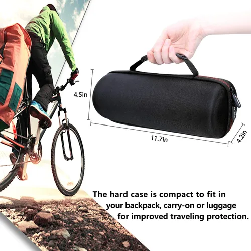 Miniatura 4 de LTGEM - Funda compatible con altavoz portátil impermeable JBL Pulse 4/3, color negro
