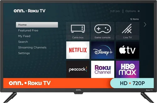 Miniatura 2 de ONN Smart TV Class HD 720p de 24 pulgadas + soporte de pared gratuito con conectividad Wi-Fi y aplicación móvil TV de pantalla plana Compatible