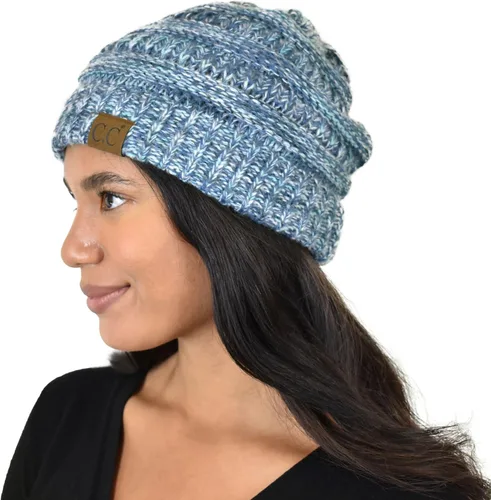 Miniatura 43 de C.C Trendy Warm Chunky Soft Stretch Cable Knit Beanie
