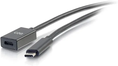Miniatura 3 de Legrand - C2G - Cable de extensión USB C 5G, cable de extensión corto USB, cable de extensión USB negro, cable de extensión USB de alta velocidad