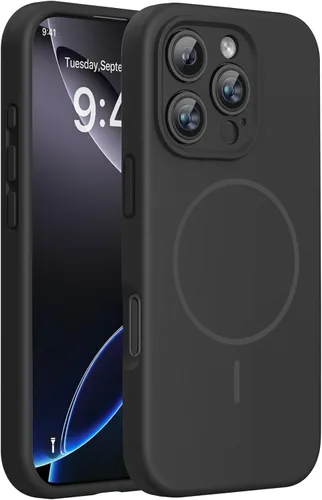 Miniatura 141 de Miracase Funda diseñada para iPhone 13, con protector de pantalla de vidrio templado, forro de microfibra suave antiarañazos, funda de goma