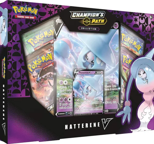 Miniatura 2 de Juego de cartas coleccionables de Pokémon: Camino de Campeones, Hatterene V, multicolor.