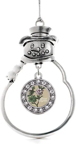 Miniatura 63 de Inspired Silver - Roller Queen - Adorno de Navidad plateado - Adorno circular para árbol de Navidad con circonita cúbica - Decoración colgante
