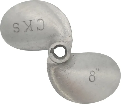 Miniatura 7 de SANAR Aluminum Propeller for Longtail Mud Motor Long Tail Boat - Keyed Tapered Shaft