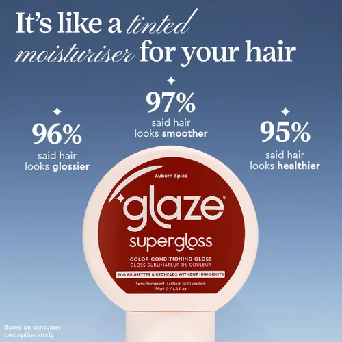 Miniatura 6 de Glaze Brillo Acondicionador de Color - Hidratante con Tinte para Cabello Castaño o Rojo, Potencia el Color y el Brillo, Repara el Daño - Auburn