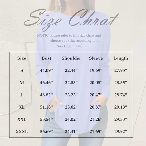 Miniatura 5 de Fall Outfits for Women Round Neck Long Sleeve T Shirt Solid Lightweight Pullover Tops Comfy Dressy Outfits