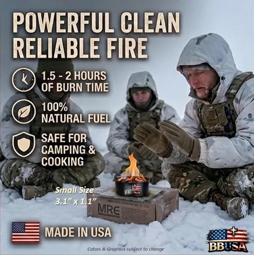 Miniatura 6 de Campfire in a Can - Made in USA - Portable Mini Fire Pit for Marshmallows & S’Mores - Hiking, Backpacking, Hunting, Fishing & Camping - Tactical