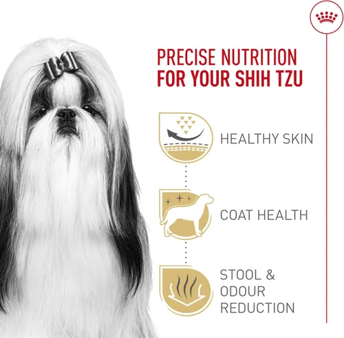 Miniatura 6 de Royal Canin Breed Health Nutrition Shih Tzu Adulto Alimento Seco para Perros, Bolsa de 2.5 lb