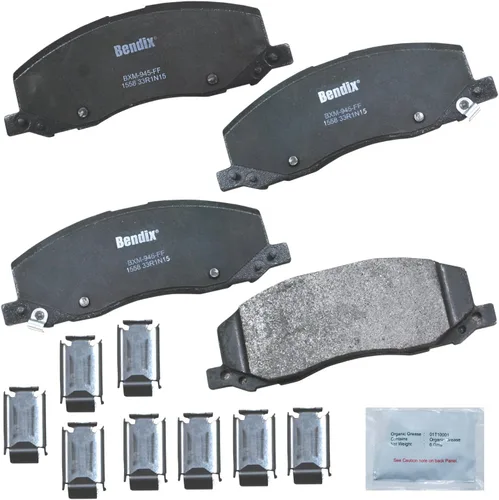 Miniatura 321 de Pastillas de freno delanteras cerámicas Bendix Priority1 CFC2302 para Hyundai Elantra 2021, Sonata 2022-2020, Kia K5 2023-2021