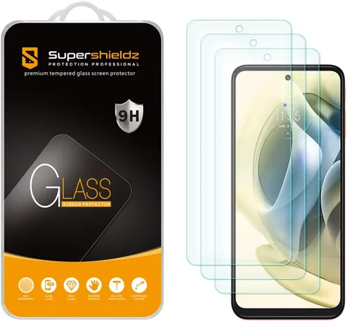 Supershieldz (3 unidades) Diseñado para Motorola Moto G Stylus (2022) / Moto G Stylus 5G (2022) [No apto para la versión 2023/2021/2020] Protector