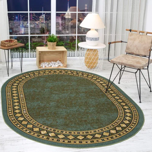 Miniatura 18 de Antep Rugs - Alfombras modernas con bordes, antideslizantes (antideslizante), de perfil bajo con respaldo de goma, para cocina, juego de 2 piezas