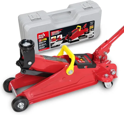 Miniatura 11 de BIG RED T820014S Torin Torin Hydraulic Trolley Service / Floor Jack con molde de soplado Funda de almacenamiento, 1.5 toneladas (3,000 lb)