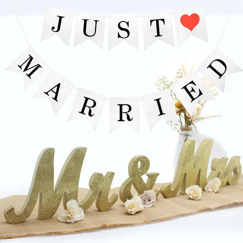 Miniatura 18 de Letrero de Mr y Mrs para mesa de boda, letras grandes de madera de Mr y Miss, letra de madera para decoración de fiesta, mesa principal de boda