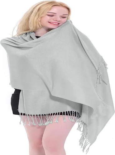 Miniatura 7 de CJ Apparel Solid Color Design Shawl Scarf Wrap Stole Throw Head Wrap Face Cover Pashmina NEW