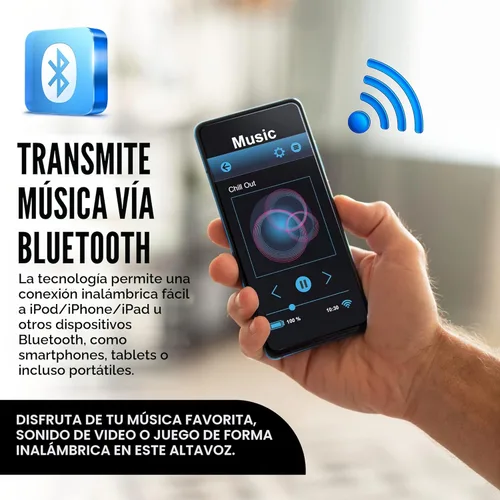 Miniatura 4 de Philips Reproductor de CD portátil Boombox Bluetooth con reproductor de cassette Todo en uno Potente sistema estéreo Boom Box Reproductor de CD