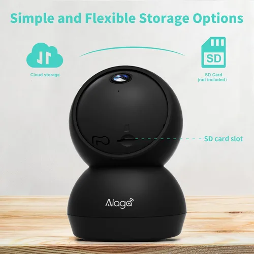 Miniatura 7 de Cámara de seguridad, cámara de seguridad interior HD 2K, cámara panorámica/inclinable de 360 grados para mascotas, WiFi 2.4G y 5G, detección