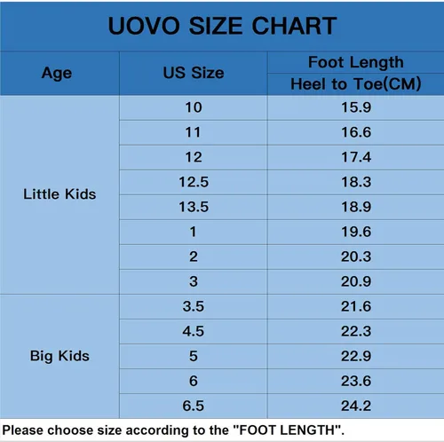 Miniatura 6 de UOVO - Zapatos deportivos para niños, tenis para correr, impermeables, para senderismo, atléticos, al aire libre, antideslizantes
