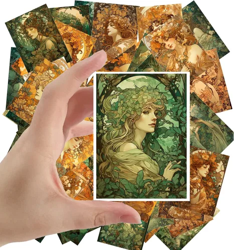 Miniatura 9 de Calcomanías grandes (24 piezas de 2.5 x 3.5 pulgadas cada una) hermosos retratos de hombres y mujeres victorianos, postales vintage, tarjetas