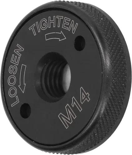 Miniatura 3 de Placa de presión de la amoladora, tuerca de brida de amoladora angular de bloqueo automático M14 40Cr 1.772 in para trabajar