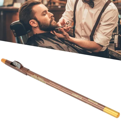Miniatura 7 de Barba para hombre, de larga duración, relleno de cejas, color marrón claro, herramienta profesional de revestimiento de barba, kit de aseo