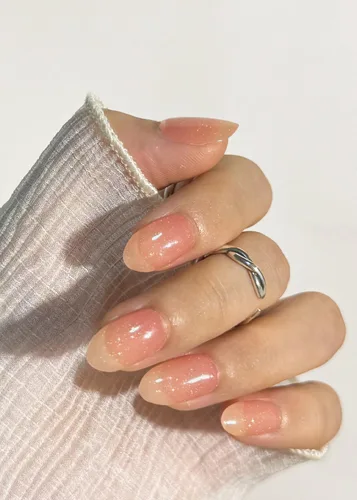 Miniatura 10 de Tiras adhesivas de uñas de gel semicuradas, 20 pegatinas adhesivas UV de color azul cromo, envolturas para manicura casera DIY