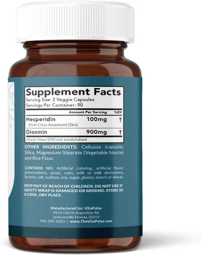 Miniatura 2 de Hesperidin Plus 1000mg por porción (180 cápsulas vegetarianas) - Suministro para 90 días