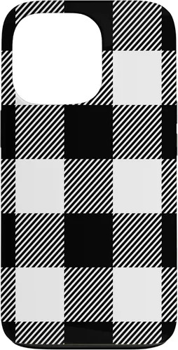 Miniatura 10 de Buffalo Plaid Black White Phone Case for iPhone 17