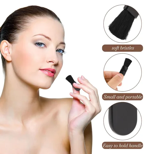Miniatura 3 de Cepillo cosmético desechable para mujer, 30 piezas de mini cepillo para rubor, pequeño aplicador de maquillaje de viaje, cepillo portátil para polvo