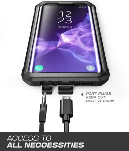 Miniatura 5 de SUPCASE Unicorn Beetle Pro Series - Funda diseñada para Samsung Galaxy S9+ Plus, con protector de pantalla integrado, funda resistente de cuerpo
