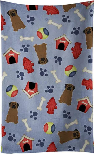 Miniatura 119 de Caroline's Treasures BB2654KTWL Dog House Collection Airedale - Toalla de cocina para invitados, toalla de baño decorativa para cara, té, paño