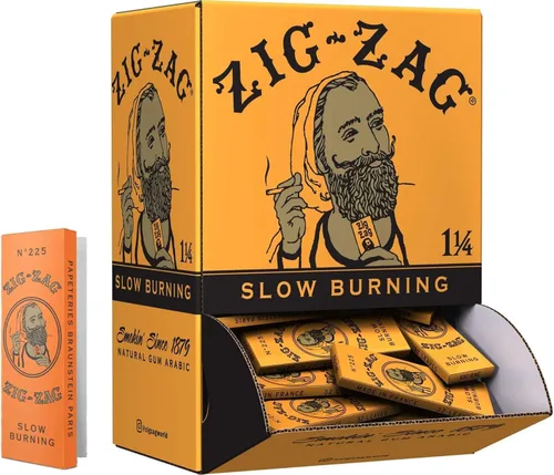 Miniatura 10 de ZIG-ZAG Papel de liar naranja francés 1 1/4 (6 folletos)