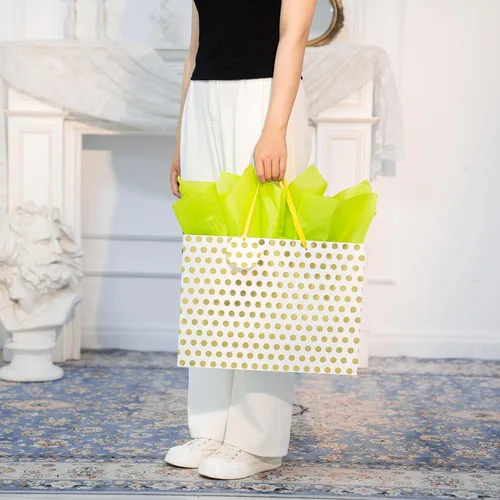 Miniatura 7 de Bobobag Paquete de 4 bolsas de regalo extragrandes de 16.5 pulgadas con papel de seda para el día de la madre, regalos de cumpleaños