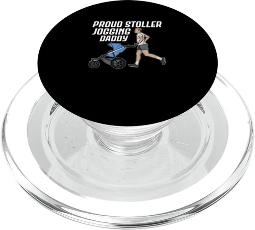 Jogging Stroller Baby Running Buggy Workout Cardio Fitness PopSockets MagSafe PopGrip for iPhone