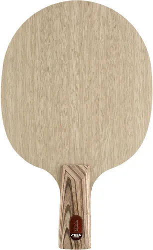 Stiga Cuchilla de tenis de mesa pura, hoja de madera redonda para jugadores ofensivos avanzados experimentados, aprobados por competencia