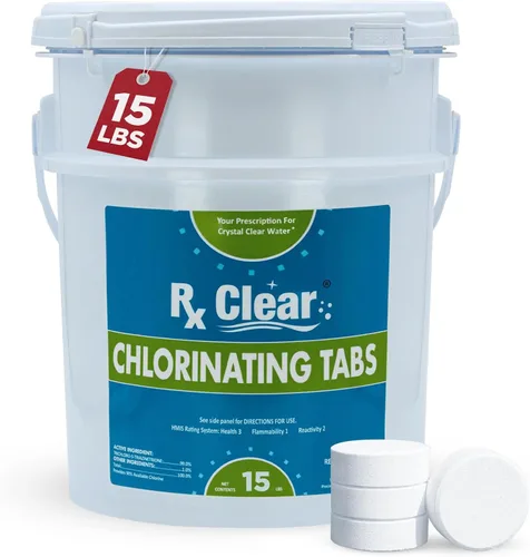 Miniatura 11 de Rx Clear - Tabletas de cloro de 3 pulgadas 5 libras Tabletas estabilizadas individuales para desinfectar piscinas De larga duración