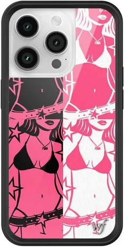 Miniatura 47 de Wildflower Carcasas – Compatible con iPhone 14 Pro Protector negro parachoques, certificado de prueba de caída de 6.5 pies, propiedad de mujeres