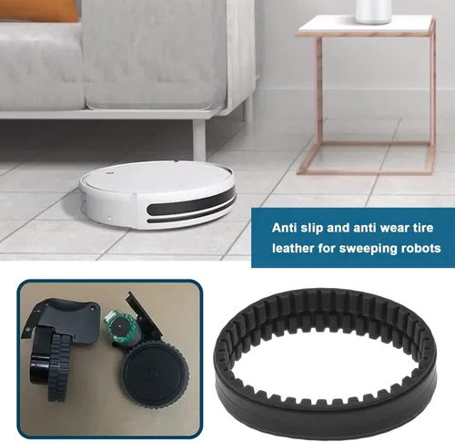 Miniatura 2 de Create idea 2 neumáticos antideslizantes de repuesto compatibles con Eufy RoboVac 11S/11S MAX/ 15T/ 30/30C/ 15C/ 15C MAX antidesgaste
